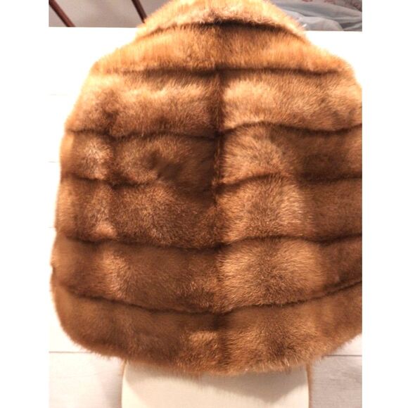 Vintage Ladies Fur Caplet Shrug Stole - Picture 5 of 9